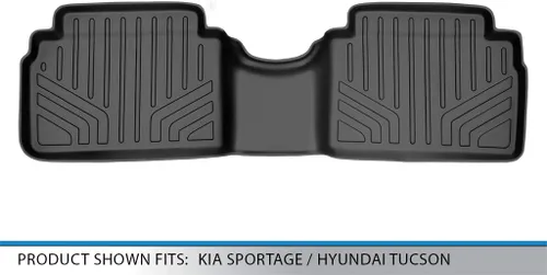 Vista 3 de SMARTLINER Alfombrillas de piso de ajuste personalizado para Hyundai Tucson 2010-2013