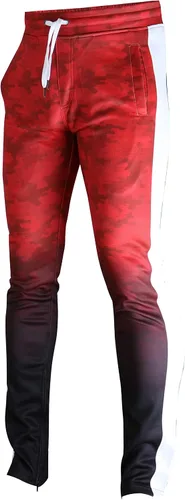 Vista 9 de SCREENSHOT Print TIE DYE Men Premium Streetwear Urban Track Pants - Modern Fit P11004-negro/leopardo