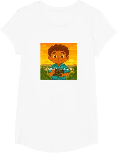 Vista 69 de Camiseta El Niño de la Cámara – Diseño Oficial del Cuento Ilustrado