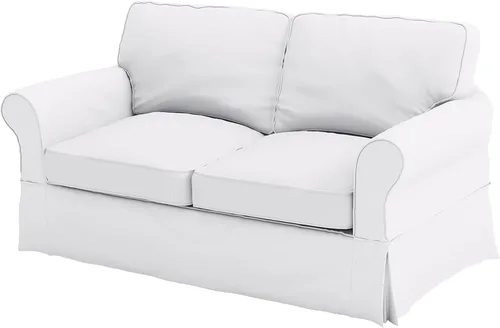 Vista 9 de La funda de sofá de algodón solo se adapta a Pottery Barn Comfort Loveseat PB, funda de repuesto de funda de sofá con brazo enrollado