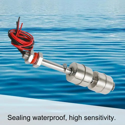 Vista 33 de Aopin Interruptor de sensor de nivel de agua de acero inoxidable, sensor de nivel de líquido, controlador de flotador de bola de plástico para bomba