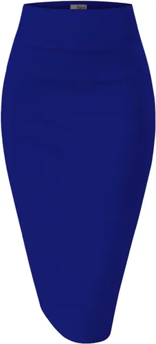 Vista 17 de Hybrid & Company Women's Scuba Pencil Skirt 1139 - negro