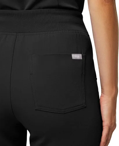 Vista 5 de FIGS Zamora - Pantalones quirúrgicos de cintura alta para mujer, ajuste delgado, 6 bolsillos, cintura alta, pantalones de yoga para mujer