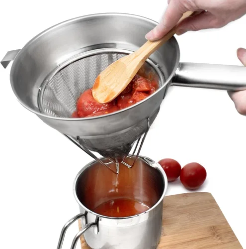 Vista 5 de Norpro Acero inoxidable Chinois/China Cap Colador de alimentos