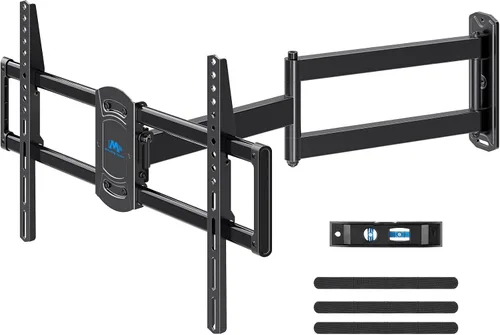 Vista 10 de Mounting Dream Soporte giratorio e inclinable para TV con certificación UL para la mayoría de televisores de 13 a 42 pulgadas, soporte de pared