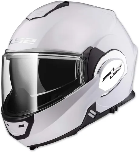 Vista 9 de Casco modular LS2 Valiant Negro mate