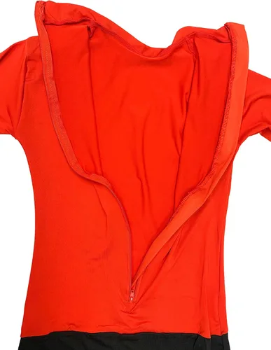 Vista 6 de My Party Shirt Barnacle Boy Spandex Costume - Adult Halloween Outfit - TV Show Cosplay Fan Gift Deluxe Red Suit & Accessories