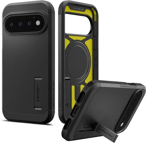 Vista 10 de Spigen Tough Armor MagFit for Pixel 10 Pro XL Case, Abyss Green Abyss Verde