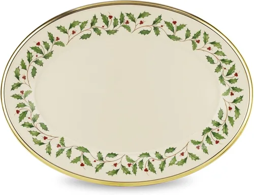 Vista 31 de Lenox 898272 Plato Cubierto Navideño, Pequeño, Navidad, Vajilla Festiva para Servir