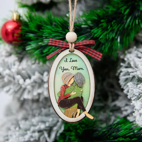 Vista 12 de Mejor Adorno de Tiza para Profesor 4 Pulgadas – Adorno Colgante de Madera en Capas, Suministros Escolares, Decoración, Regalo para Educador