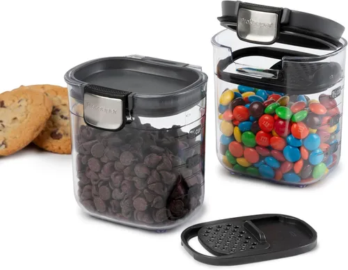 Vista 3 de Progressive PKS-401 Mini Prokeeper+ Recipiente de almacenamiento hermético de silicona de 1.5 tazas, ideal para especias y accesorios para hornear