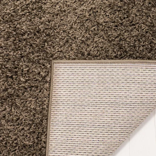 Vista 4 de SAFAVIEH Alfombra de Área 10x14 - Colección Athens Shag - Grande - Taupe, No Desprende Pelusa y Fácil de Limpiar, Ideal para Sala de Estar