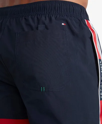 Vista 5 de Tommy Hilfiger Men's Standard 7" Swim Trunks