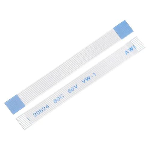 Vista 50 de uxcell Cable plano flexible, 5 pines de 0.020 in de paso de 1.181 in, FPC FFC, cable de cinta flexible para TV LCD, audio para automóvil