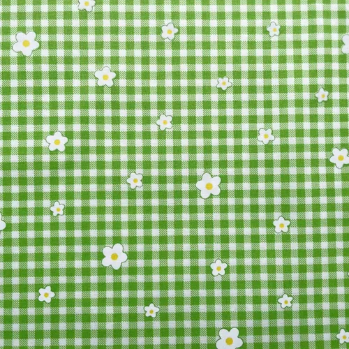 Vista 4 de DMFR - Paquetes de dijes verdes primaverales para acolchar de 5 pulgadas, 42 unidades, cuadrados de tela 100% algodón de 5 x 5, cuadrados