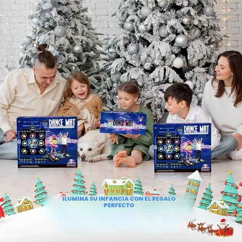 Vista 6 de Tapete de Baile, 2025 Tapete de Baile Iluminado de 8 Botones con Bluetooth Inalámbrico, Sistema de Control de Luz Fluida Mejorado con Soportes