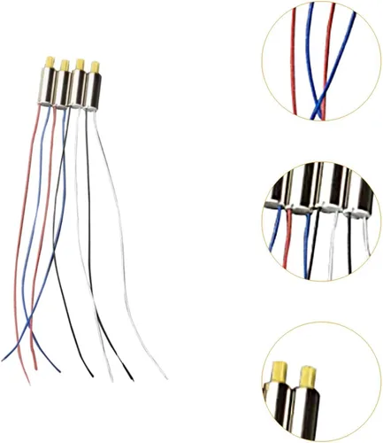 Vista 2 de Piezas de reparación del motor de drones RC Modificación positiva Motor negativo CW CCW Motor para E99 Drone, 4 unids