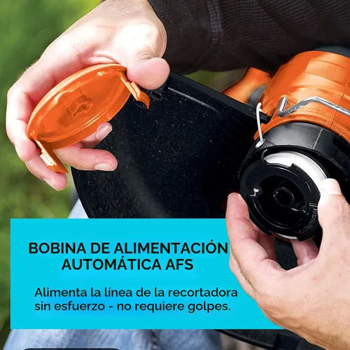 Vista 3 de Bobina de repuesto para recortadora Black+Decker, autoalimentación de 30 pies, 0.065 pulgadas, paquete de 2 (AF-100-2)