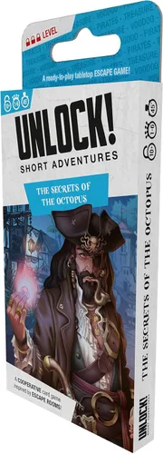 Vista 2 de Short Adventures 6: The Secrets of The Octopus - Juego de cartas inmersivo para niños y adultos, a partir de 10 años, 1-6 jugadores, 45 minutos