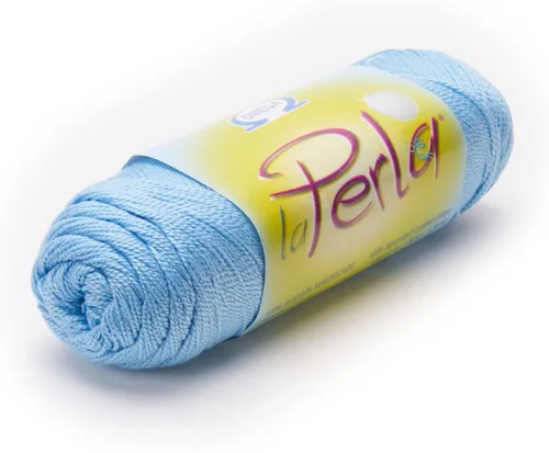 Vista 48 de LA Perla de Omega - Hilo Perle 100% algodón mercerizado ideal para ganchillo fino - Color: 01 - Blanco 601