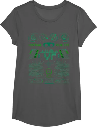 Vista 26 de Camiseta de realidad virtual VR Retro Gamers, Negro, S