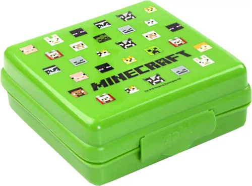 Vista 5 de Minecraft Lunchbox Kids Boys (bolsa de almuerzo escolar, botella de agua, olla), talla única