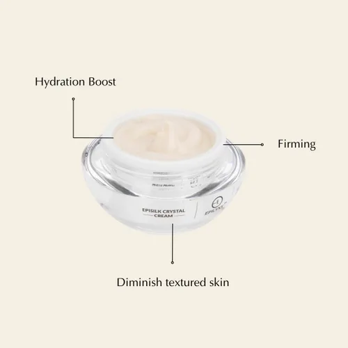 Vista 6 de EPILYNX Libre de alérgenos para pieles sensibles EpiSilk Crystal Day Crema hidratante facial antienvejecimiento - Reduce el enrojecimiento