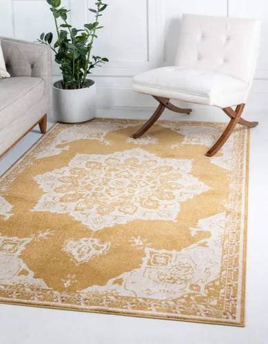 Vista 20 de Único Loom - Alfombra de la colección Utopia con estampado botánico vintage, tonos cálidos