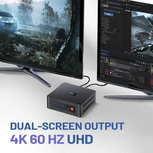 Vista 7 de Kinhank Mini PC Super Console X PC Lite Video Game Console Built-in 120,000+ Classic Games,Intel Celeron J4125 Win11 Pro& Batocera 33 Game System In