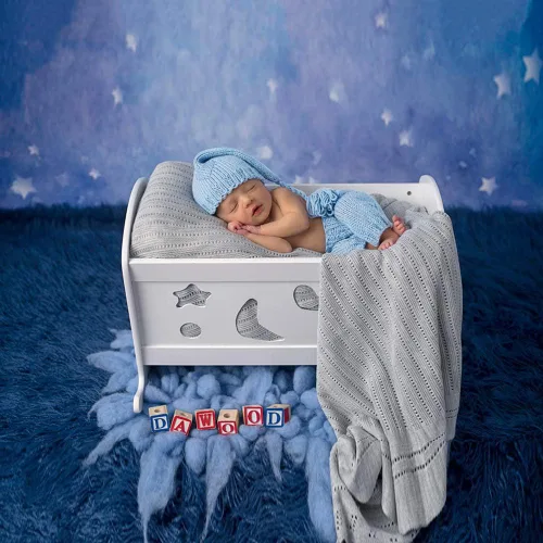 Vista 2 de CUTEBBPHOTO Trajes de fotografía para recién nacidos para niño y niña sesión de fotos de ganchillo accesorios de moda de punto