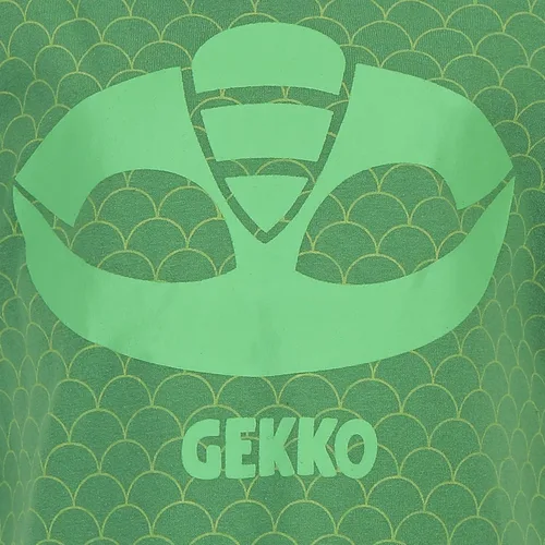 Vista 4 de PJ Masks Catboy or Gekko - Conjunto de camiseta y pantalón deportivo para niños pequeños y niños pequeños, azulazul marino o verdenegro