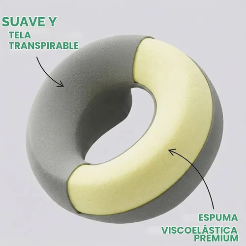Vista 5 de Almohada facial con tela transpirable para mesa de masaje, cojín de espuma viscoelástica para dormir, reposacabezas para spa, recuperación