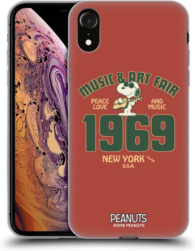 Vista 223 de Head Case Designs Funda de gel suave con licencia oficial de Peanuts Freak Flag Fly Woodstock 50th compatible con Apple iPhone 7 Plus/iPhone 8 Plus