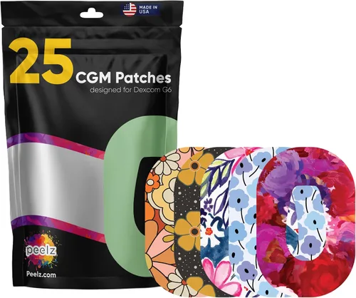 Vista 2 de Peelz Dexcom - Parches G6 - Cubiertas CGM fuertes e impermeables para estilos de vida activos Mantiene el sensor seguro durante