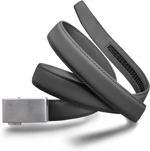 Vista 35 de Mission Belt Cinturón de trinquete de cuero para mujer, colección de cuero de 1.181 in oro/cuero negro
