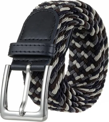 Vista 17 de Cinturón de golf trenzado elástico para hombres y mujeres de 1 3/8" Beige