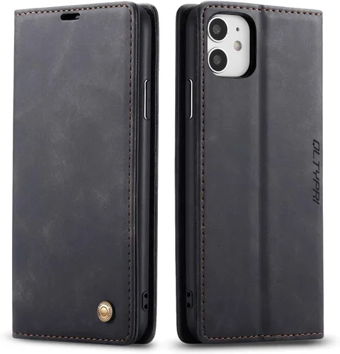 Vista 127 de QLTYPRI Para iPhone Air Case Wallet Con Tarjetero, Vintage PU Cuero Kickstand Cierre Magnético A Prueba De Golpes Folio Libro Funda Para IPhone 17