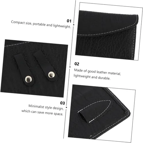 Vista 3 de 3 unids negro tijeras bolsa peluquería tijeras bolsa de tijera bolsa de estilista de pelo Tijera bolsa estilista de tijeras bolsa de tijeras