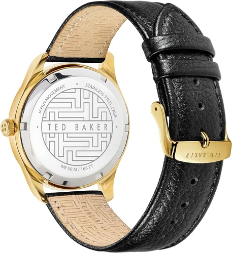 Vista 2 de Ted Baker Daquir - Reloj con correa de cuero negro modelo BKPDQF1149I Negro
