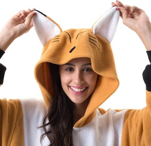 Vista 7 de Beauty Shine Disfraz unisex de dibujos animados para adultos Halloween Navidad pijamas de peluche para cosplay