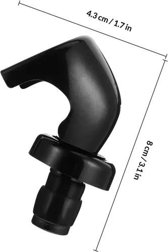 Vista 2 de Silicone Wine Bottle Stopper for Freshness with Acrylic Top, 2pcs