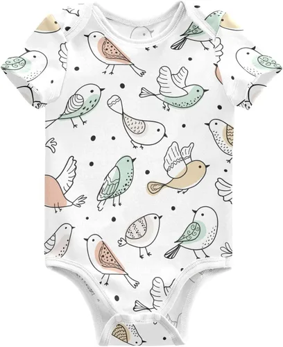 Vista 17 de vvfelixl Body para bebé niña Llama Alpaca Cactus Manga Corta Algodón Ropa de Bebé Para Niñas 0-24 Meses Negro Multi10