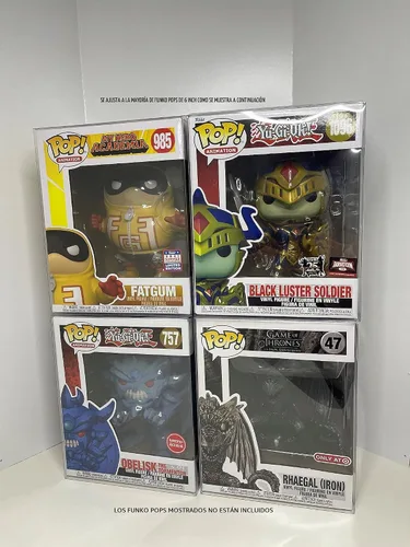 Vista 2 de Funko Pop de 6 pulgadas, caja protectora transparente para figuras Funko Pop de 6 pulgadas, plástico PET de 0.020 in