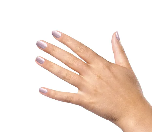 Vista 4 de duri Esmalte de uñas, 765 Cyber See, brillo metálico lavanda claro, cobertura completa, secado rápido, larga duración, fácil de aplicar, cosméticos