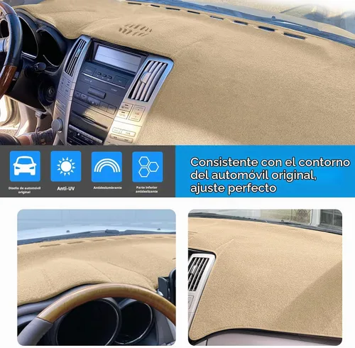 Vista 2 de Cubierta de tablero personalizada para Lexus RX330 2004-2006, RX350 2007-2009, RX400h 2006-2008, almohadilla de cubierta de tablero con orificios