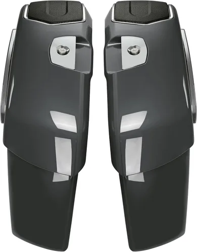 Vista 2 de TCT-MOTORPARTS Alforjas duras para Indian Chieftain Dark Horse Limited 2019-2023 gris acero
