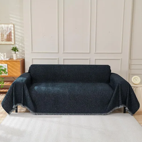 Vista 51 de VClife Funda para silla con acento azteca bohemio de 59 x 71 pulgadas, funda reversible y lavable de felpilla para sillón, color marrón castaño