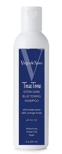 Vista 10 de Virgo de Novo - Champú tonificante azul para morenas, brondas, resaltado, 8 onzas