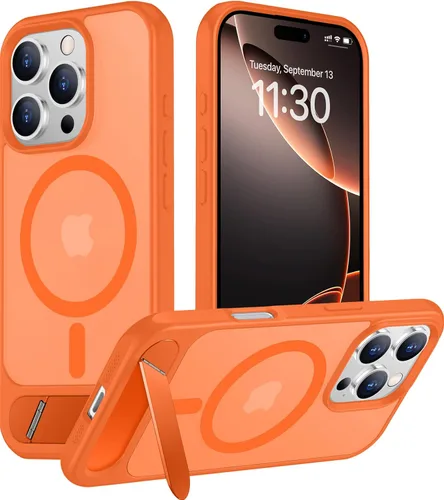 Vista 38 de Funda para iPhone 11 con compatibilidad magnética, [Soporte invisible incorporado][Compatible con MagSafe]
