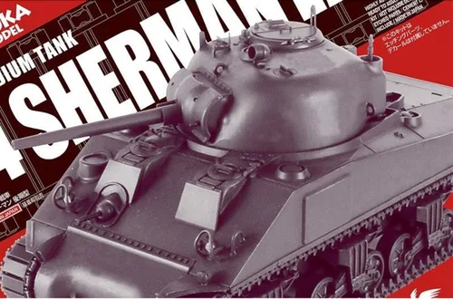 Vista 5 de Asuka 35AS004 US Medium Tank M4 Sherman Producción tardía 1:35 Kit de modelo de plástico